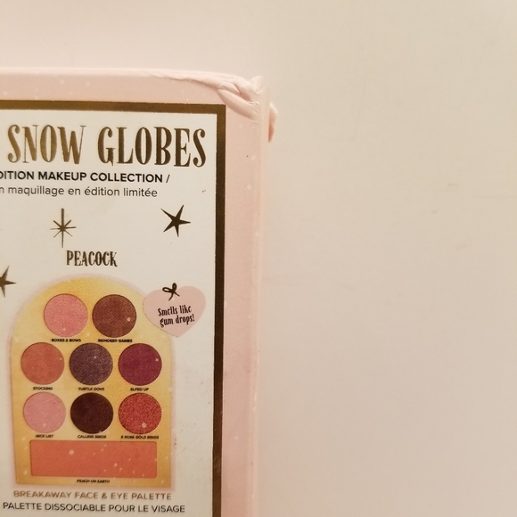 NIP Too Faced Let It Snow Globe “Peacock” Eye/Face Makeup Palette - Picture 9 of 11